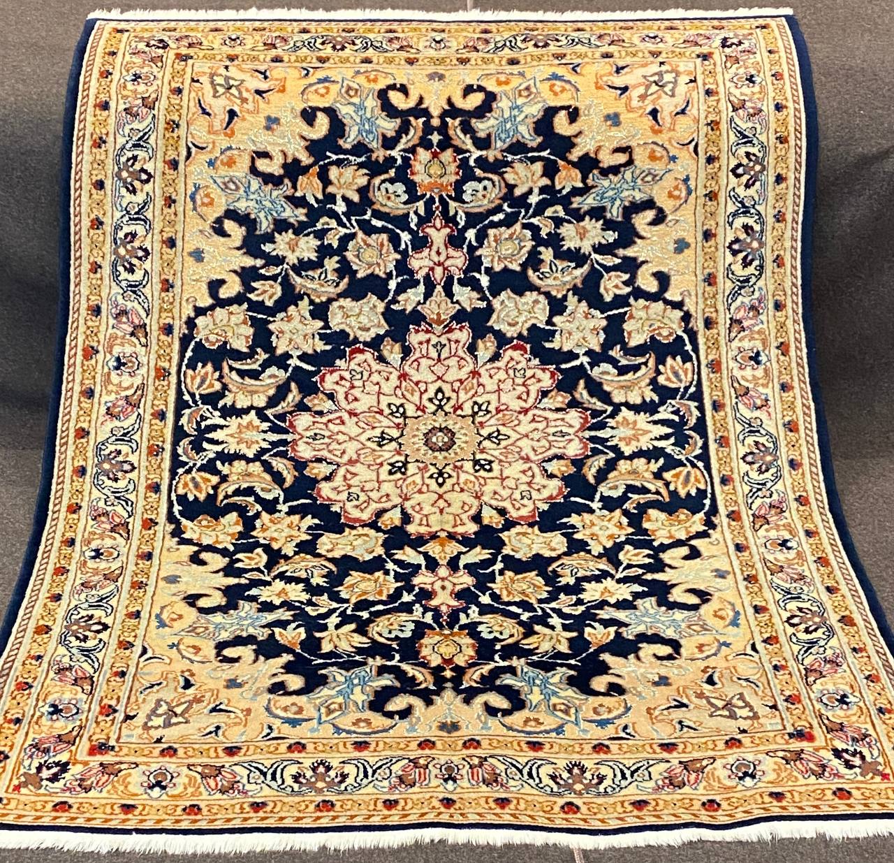 Tappeto Persiano Isfahan 140 x 106 cm