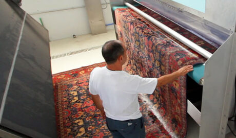 Servizio lavaggio e sanificazione dei tappeti persiani