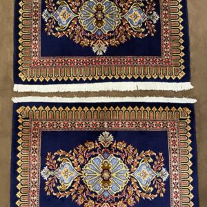 Coppia Tappeto Persiano Kashan  92 x 75 cm