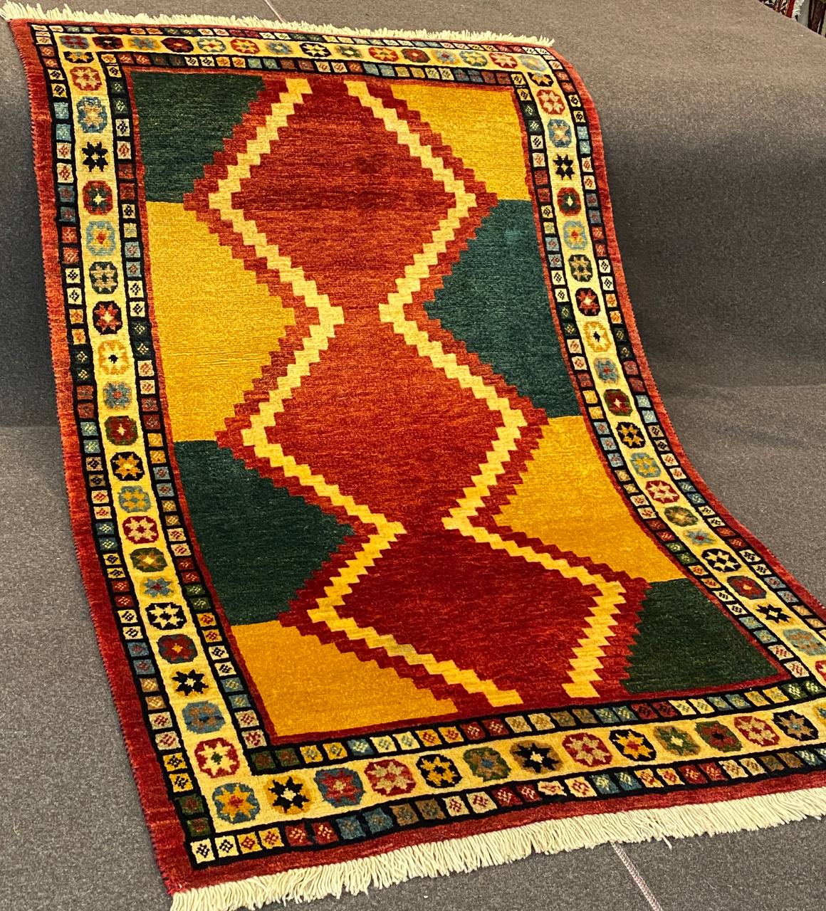 Tappeto Persiano Gabbeh 148 x 91 cm - immagine 2
