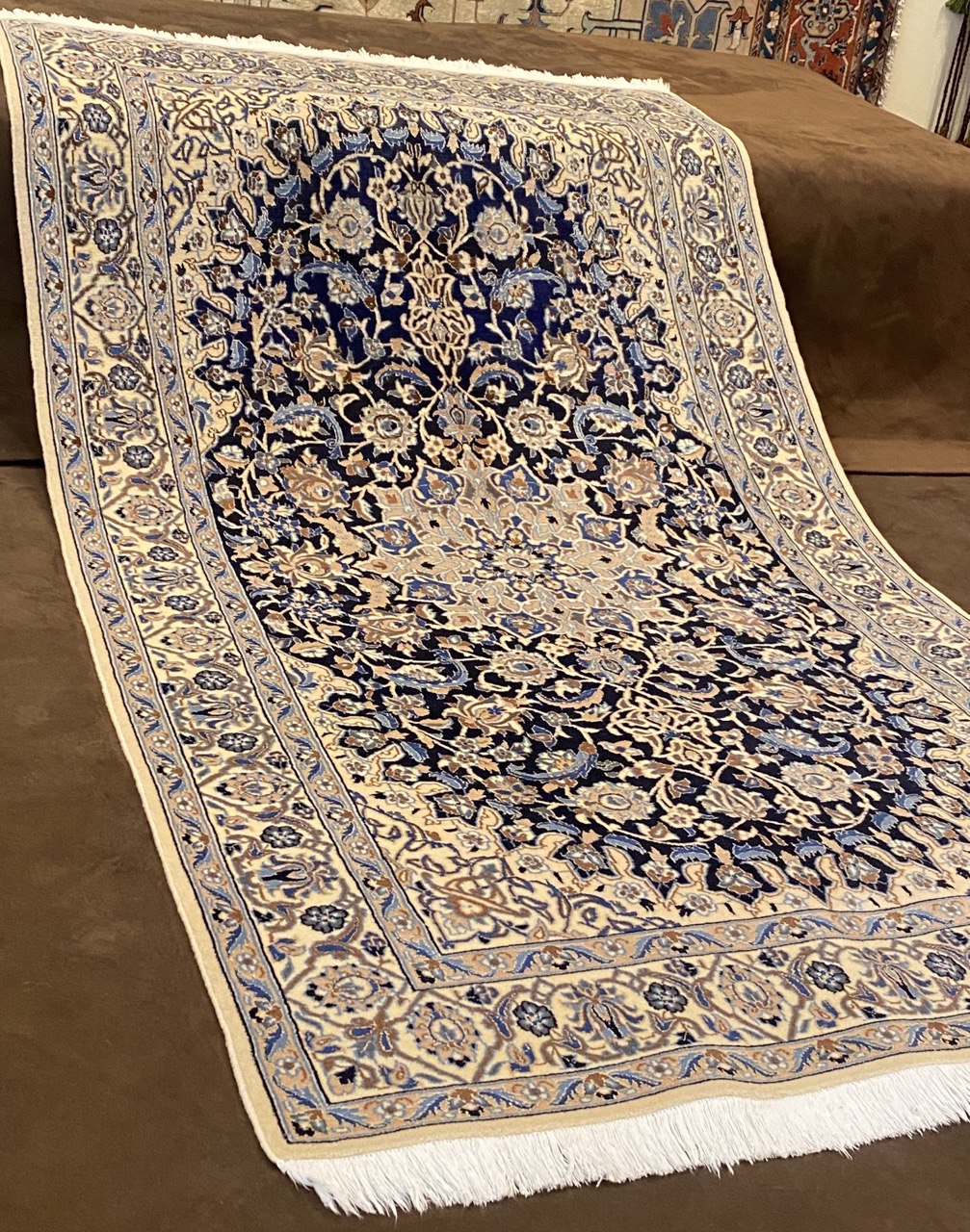 Tappeto Persiano Nain 9 la 218 x 123 cm (Venduto) - immagine 2