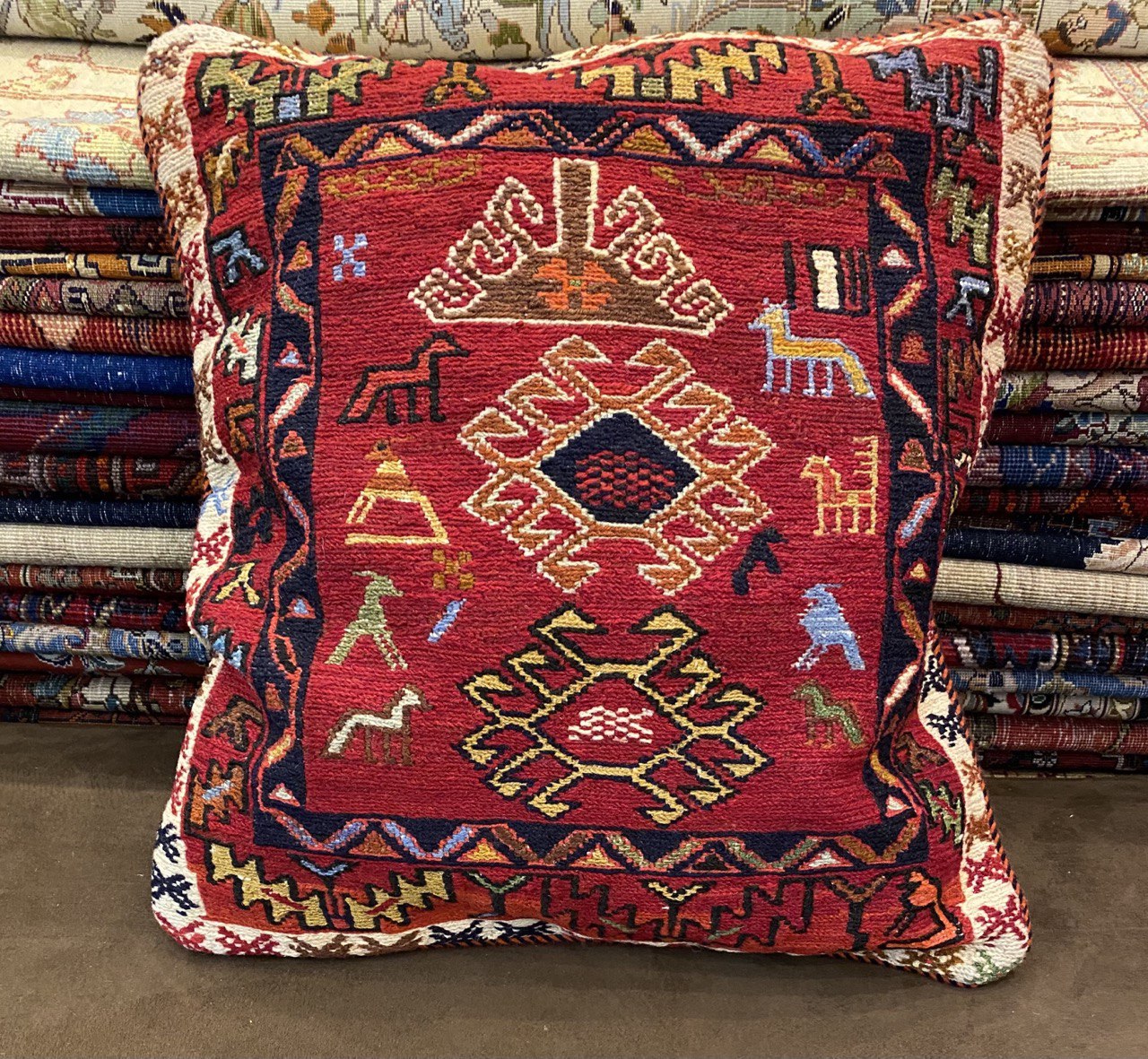 Cuscino 60x60 In Puro Cotone Ecru - Morbido E Naturale Per Il Tuo Relax