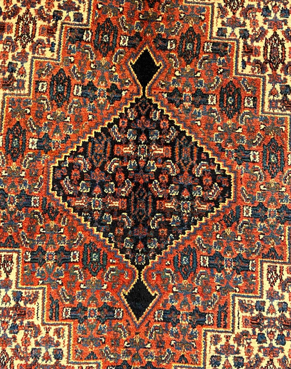 Tappeto Persiano Senneh semi antico 208 x 135 cm - immagine 7