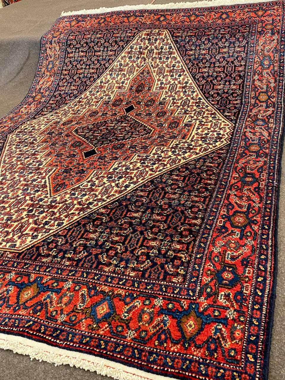 Tappeto Persiano Senneh semi antico 208 x 135 cm - immagine 4