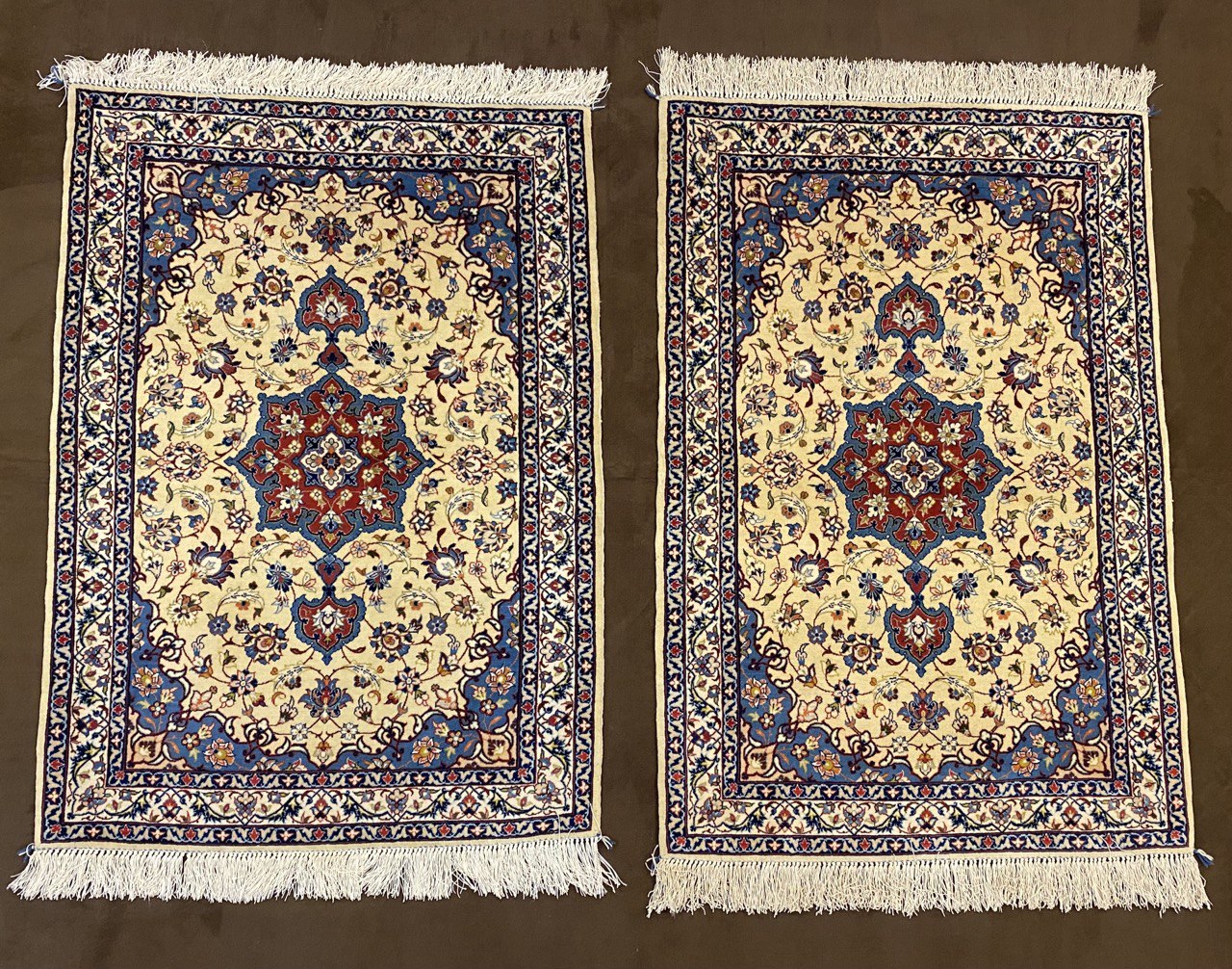Tappeto Persiano Isfahan Coppia 105 x 70 cm - immagine 2