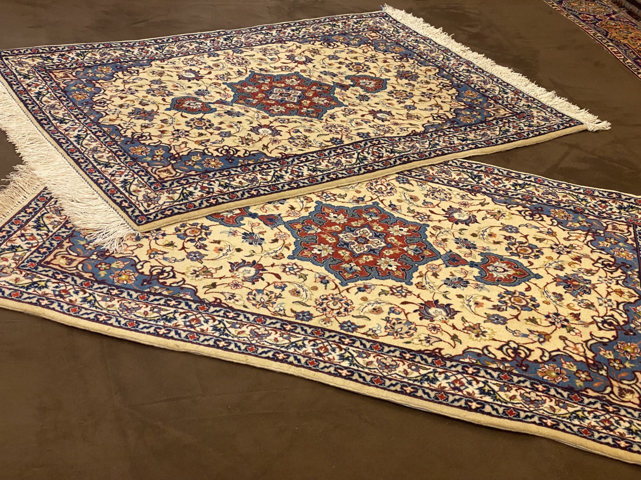 Tappeto Persiano Isfahan Coppia 105 x 70 cm - immagine 3