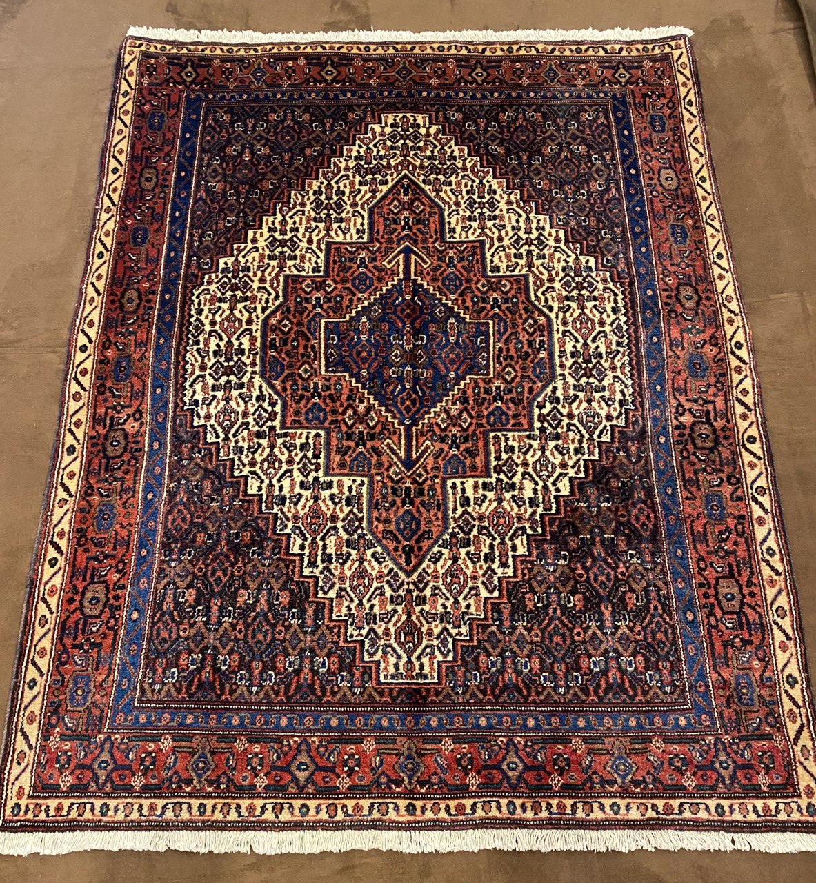 Tappeto Persiano Senneh 161 x 122 cm - immagine 3