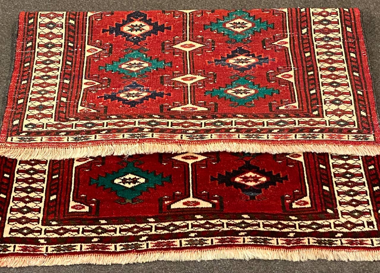 Tappeto Persiano Turkomen 103 x 77 cm - immagine 5