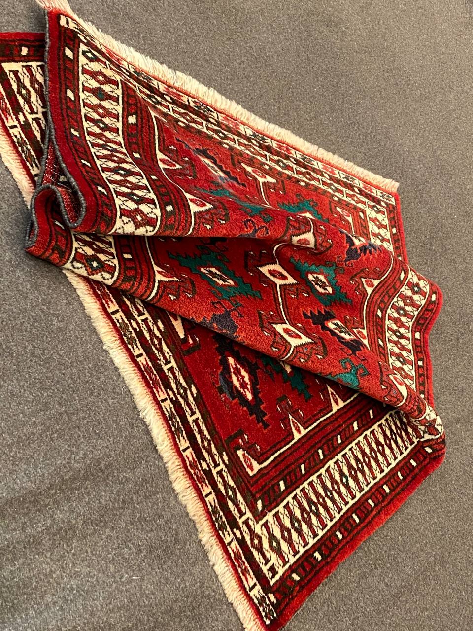 Tappeto Persiano Turkomen 103 x 77 cm - immagine 6