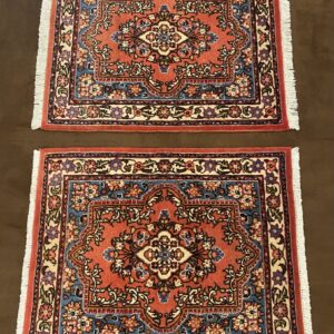 Tappeto Persiano Sarugh Coppia 82 x 70 cm