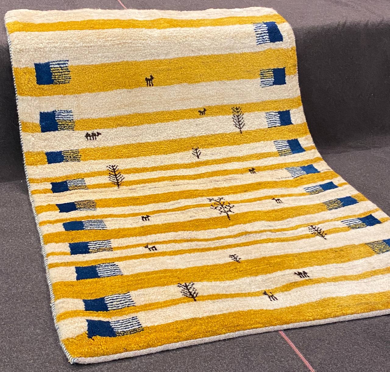 Tappeto Persiano Gabbeh 155 x 110 cm - immagine 2