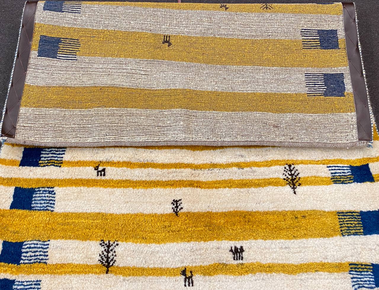 Tappeto Persiano Gabbeh 155 x 110 cm - immagine 5
