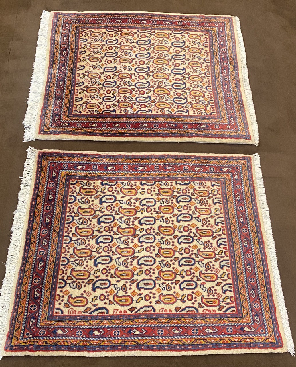 Tappeto Persiano Sarugh Coppia 73 x 63 cm