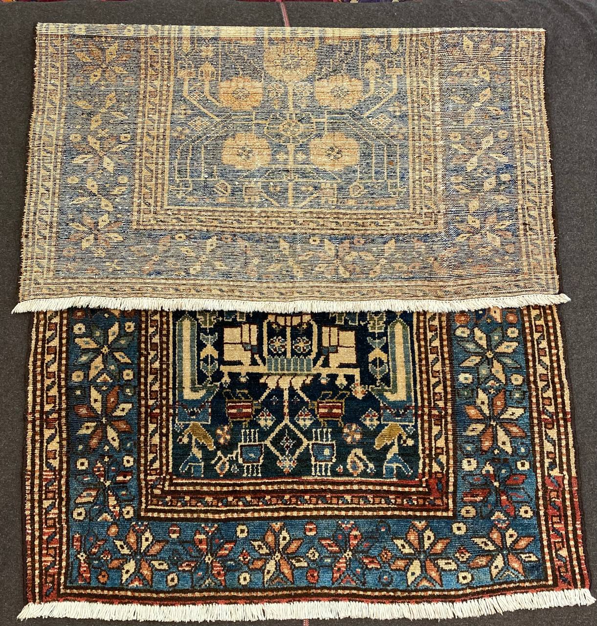 Tappeto Persiano Afshari antico 177 x 105 cm - immagine 6
