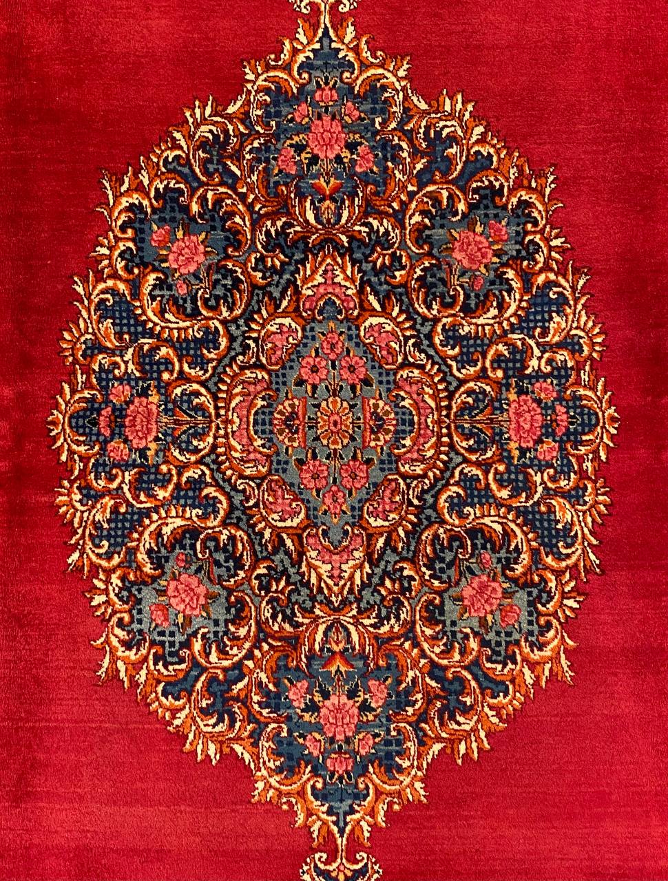 Tappeto Persiano Mashad semi antico 352 x 240 cm - immagine 8