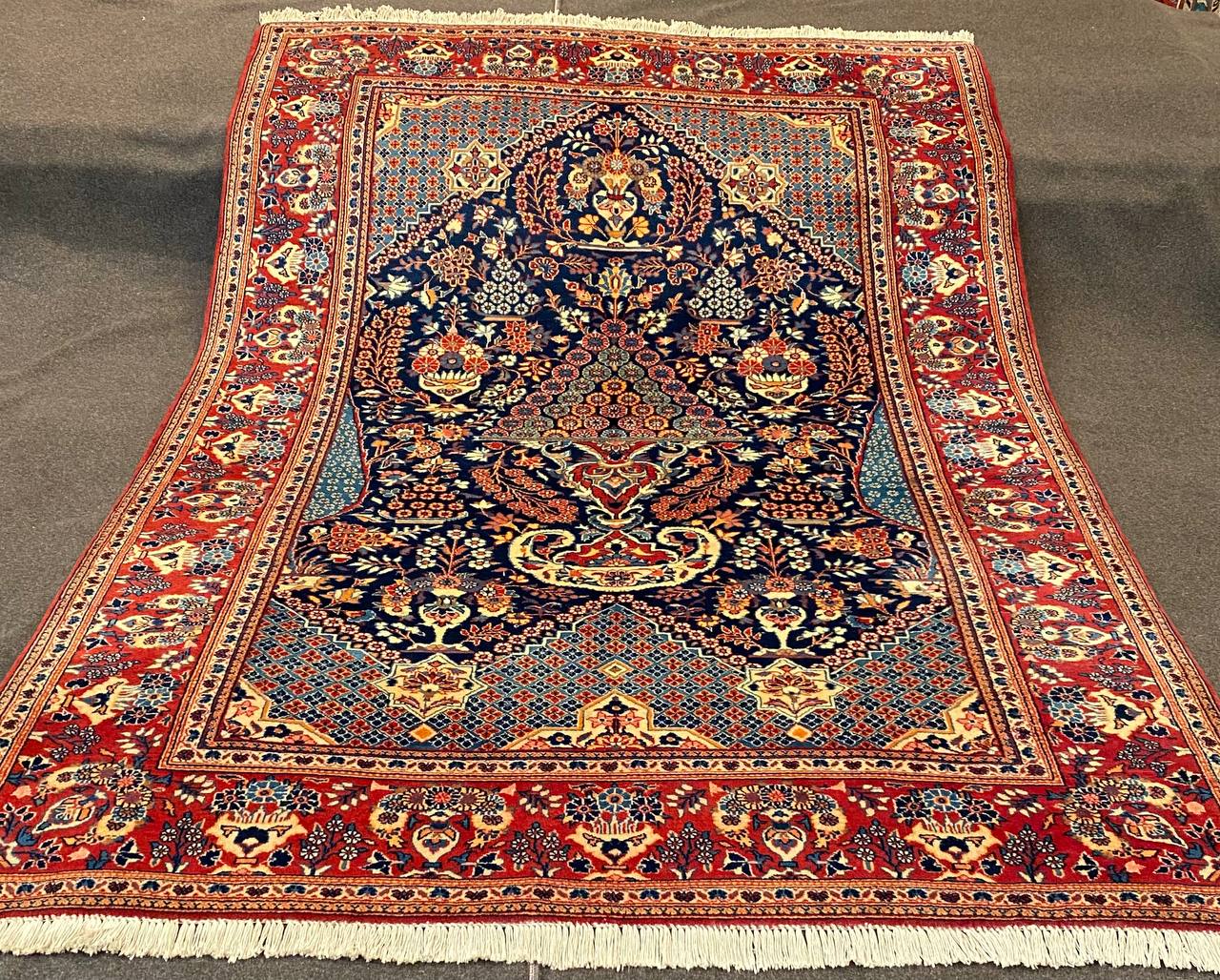 Tappeto Persiano Keshan semi antico 213 x 140 cm