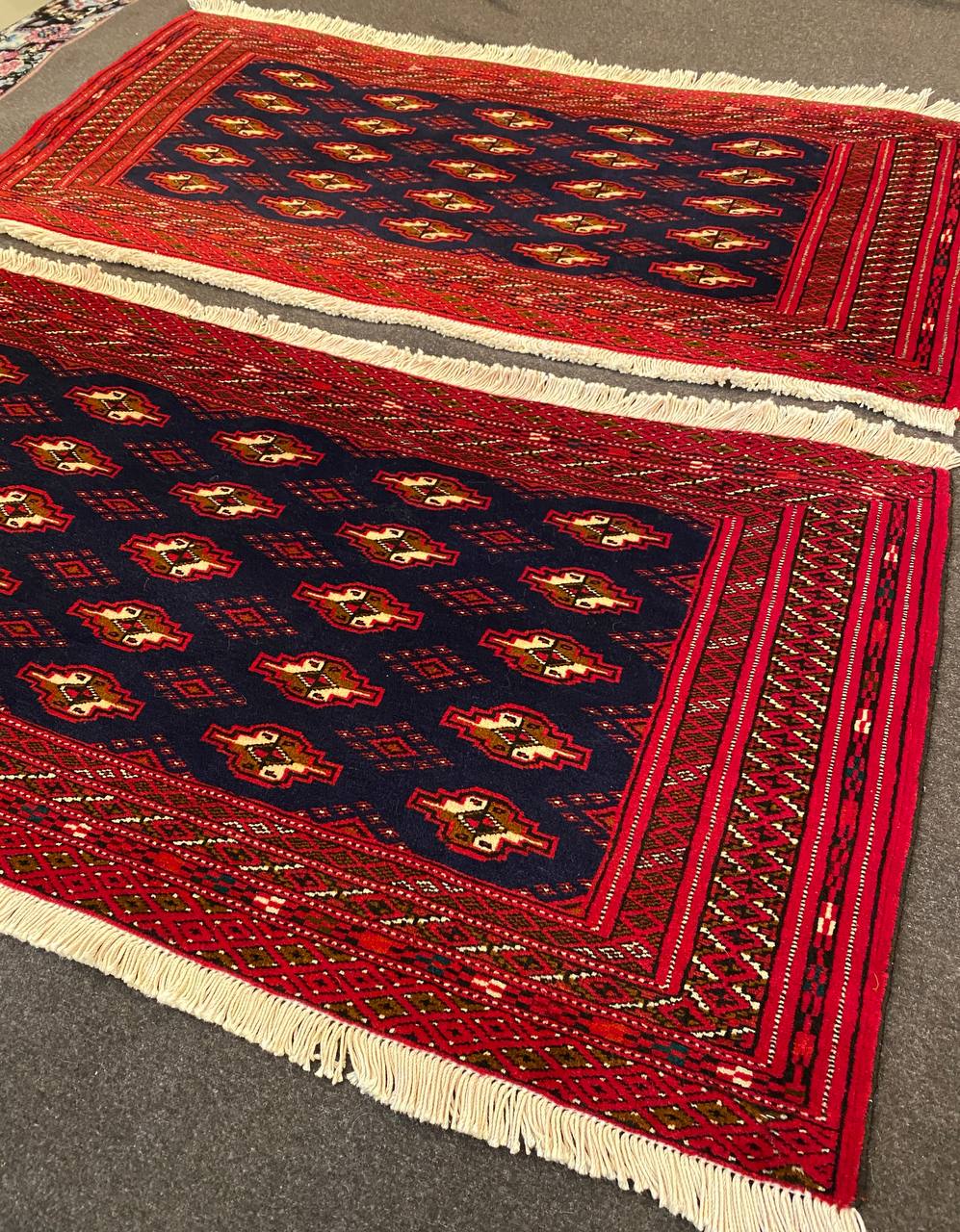 Tappeto Persiano Turkomen Coppia 110 x 55 - immagine 2