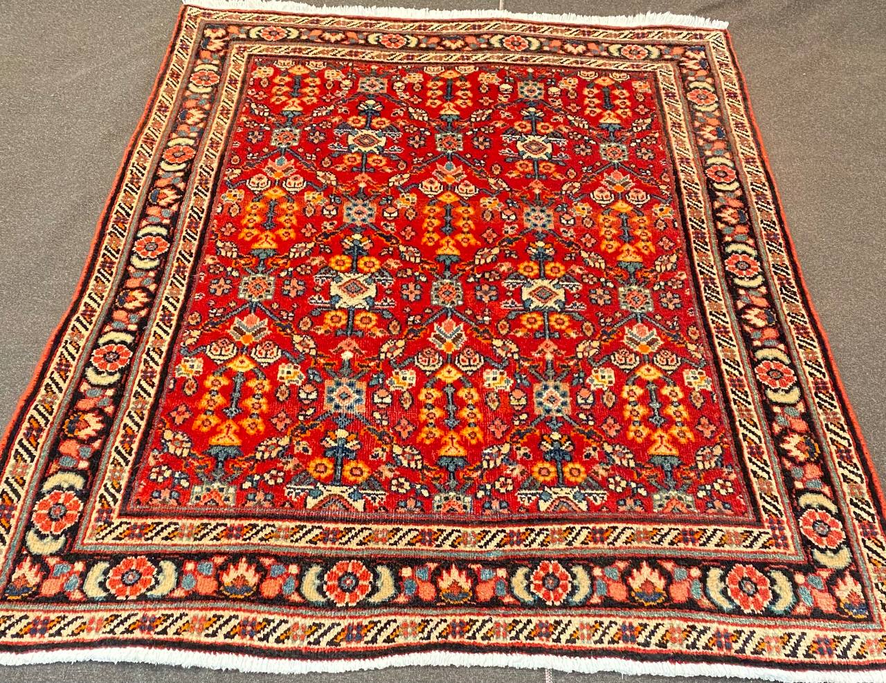 Tappeto Persiano Moshkabad antico 165 x 120 cm - immagine 3