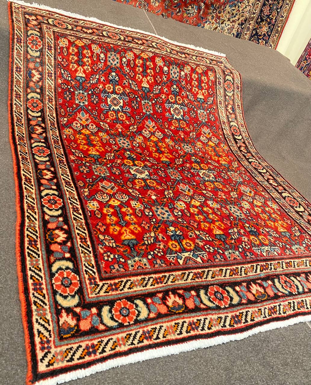Tappeto Persiano Moshkabad antico 165 x 120 cm - immagine 2