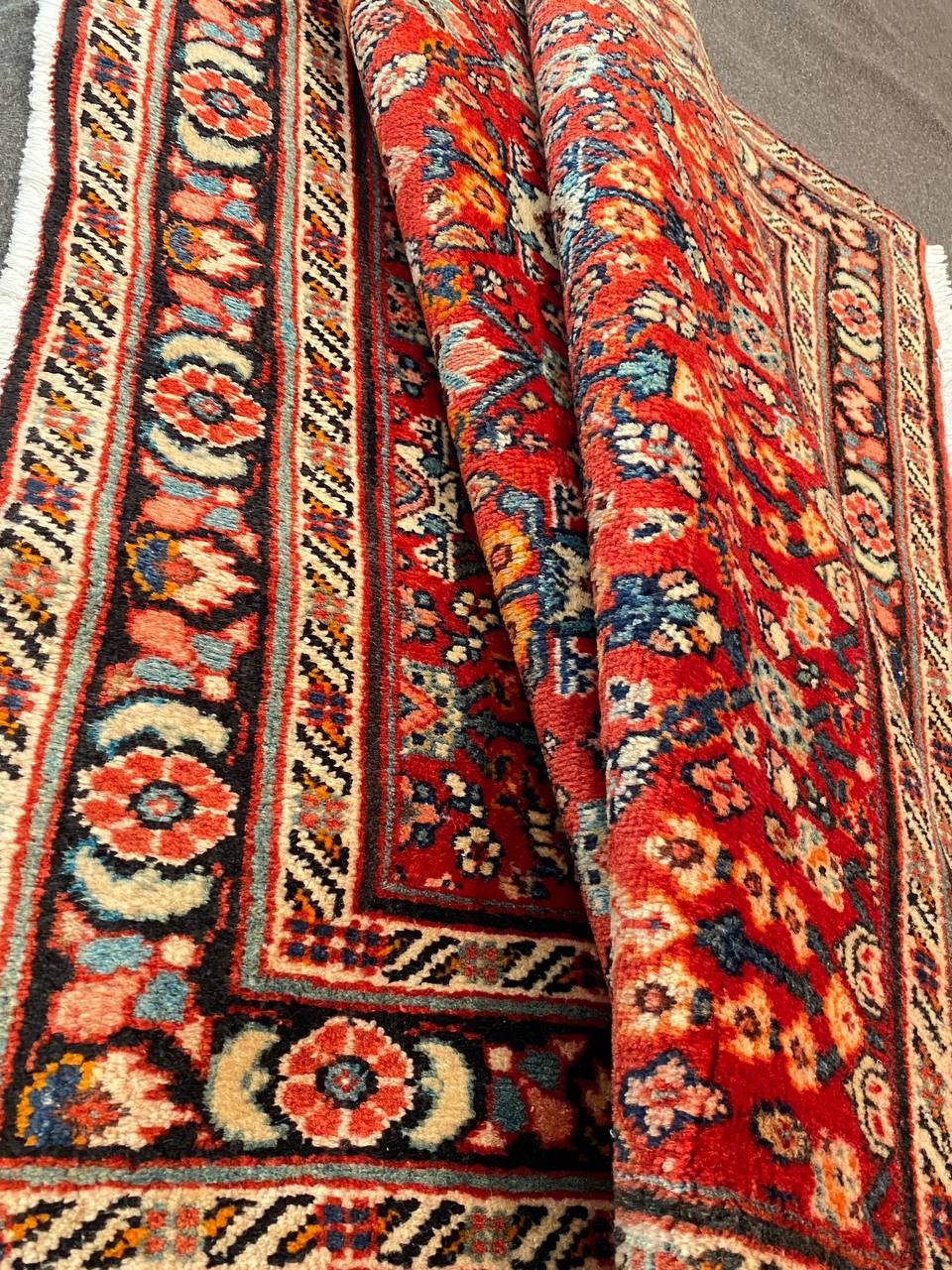 Tappeto Persiano Moshkabad antico 165 x 120 cm - immagine 8
