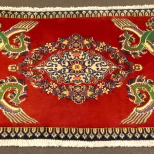 Tappeto Persiano Kashan 100 x 75 cm