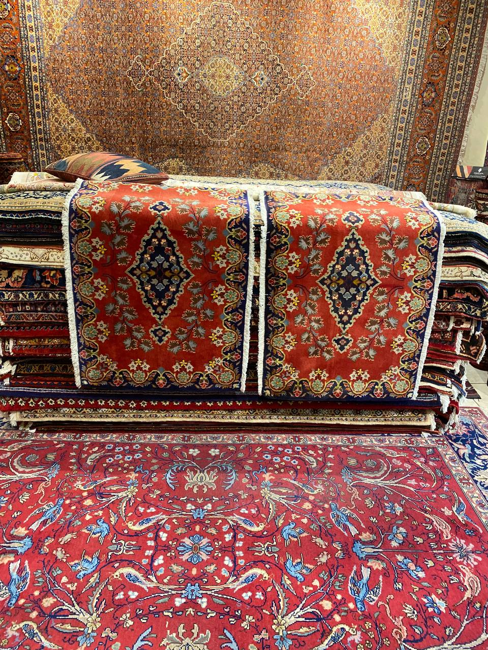 Tappeto Persiano Kashan Coppia 110 x 70 cm - immagine 7