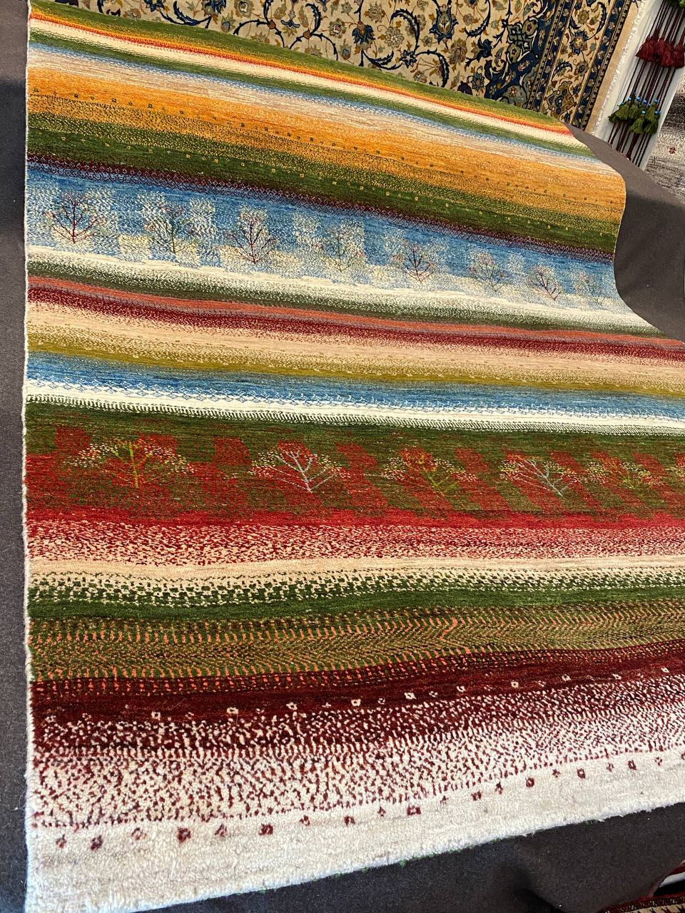 Tappeto Persiano Gabbeh Kashkuli extra 302 x 213 cm - immagine 2