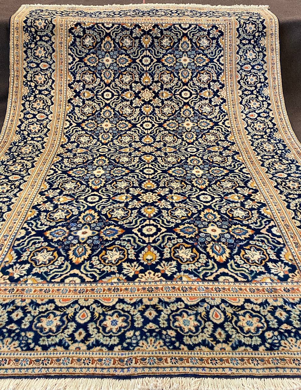 Tappeto Persiano Kashan Shadsar 207 x 138 cm - immagine 3