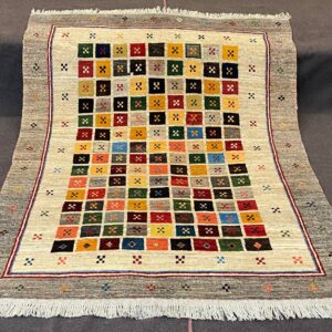 Tappeto Persiano Gabbeh Loribaft 190 x 138 cm (Venduto)