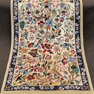 Tappeto Persiano Isfahan extrafine 93 x 59 cm