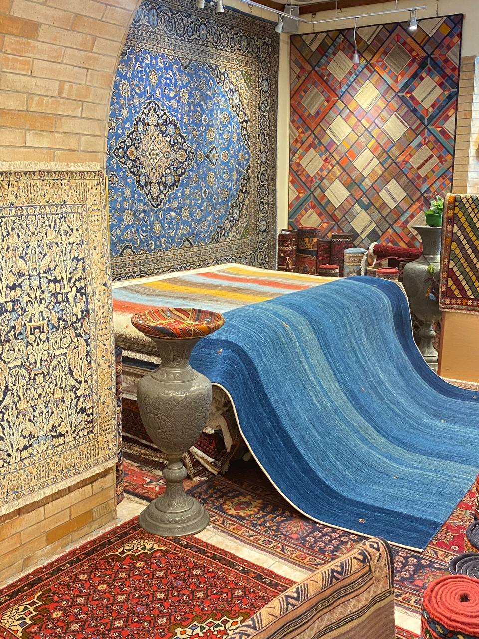 Tappeto Persiano Gabbeh Loribaft 241 x 172 cm - immagine 7