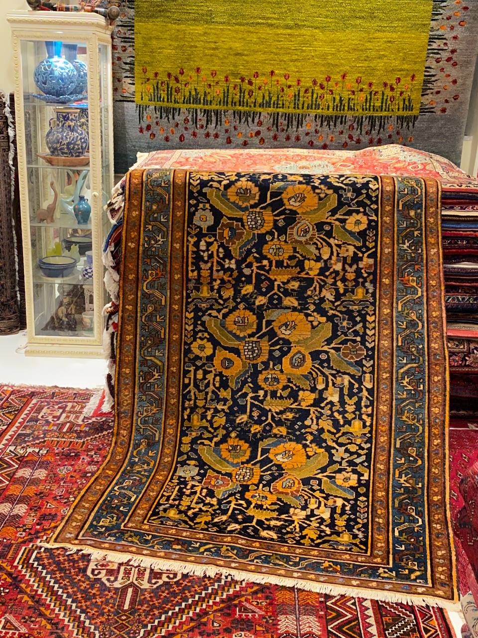 Tappeto persiano Zanjan antico 190 x 120 cm (Venduto) - immagine 9