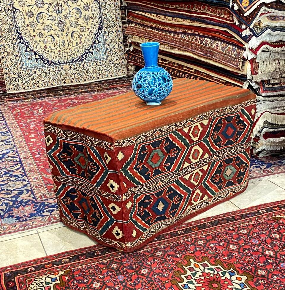 Sumak Mafresh Shahsavan antico 100 x 60 x 50 cm