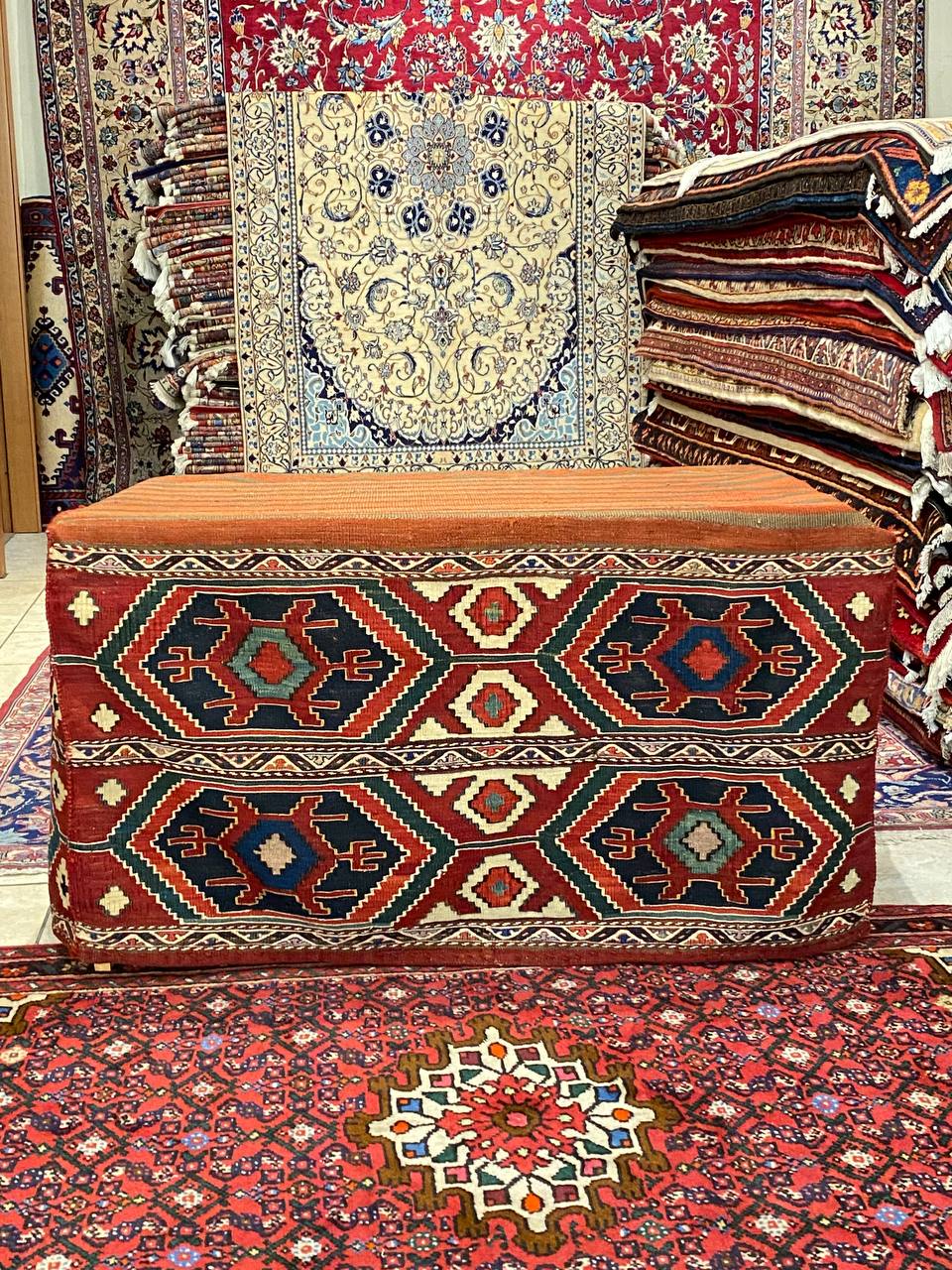 Sumak Mafresh Shahsavan antico 100 x 60 x 50 cm - immagine 2