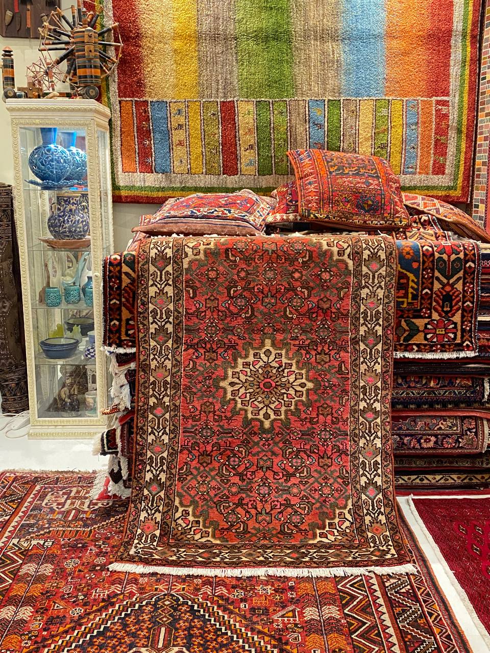 Tappeto Persiano Hosseinabad 150 x 100 cm - immagine 9