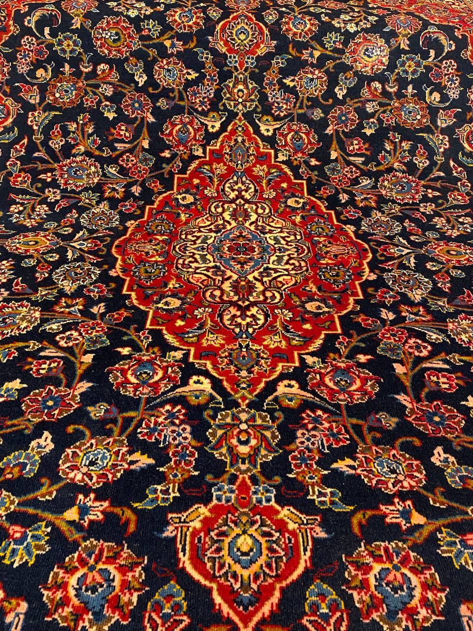 Tappeto Persiano Kashan patina 340 x 230 cm - immagine 4