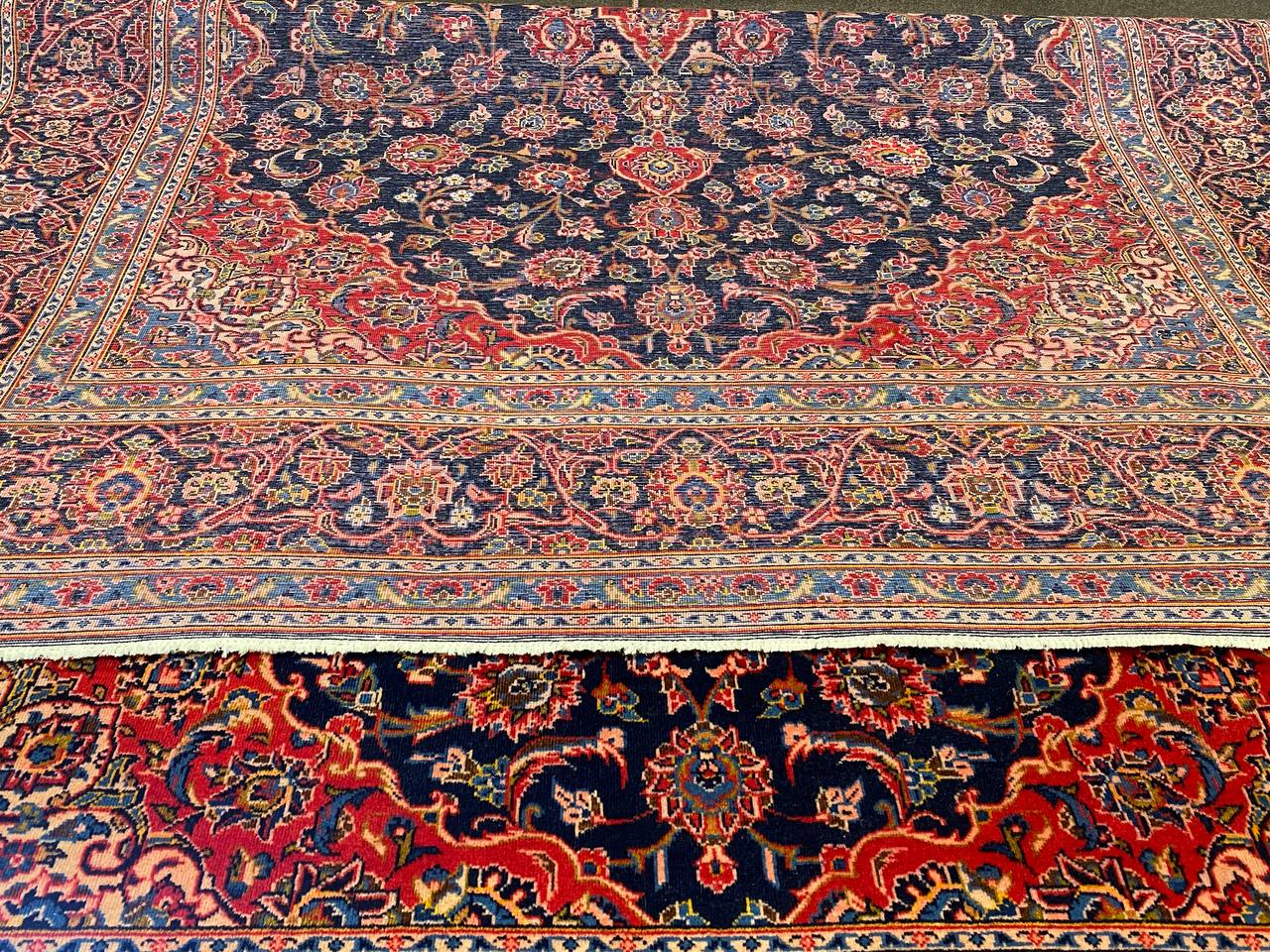 Tappeto Persiano Kashan patina 340 x 230 cm - immagine 6