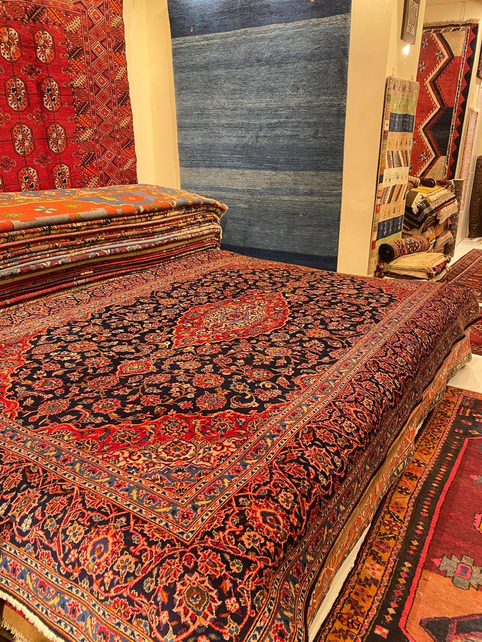Tappeto Persiano Kashan patina 340 x 230 cm - immagine 9