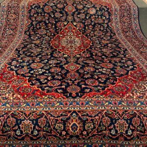 Tappeto Persiano Kashan patina 340 x 230 cm