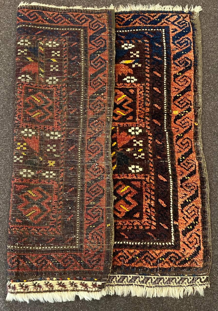 Tappeto Persiano Zabol antico 65 x 65 cm - immagine 4