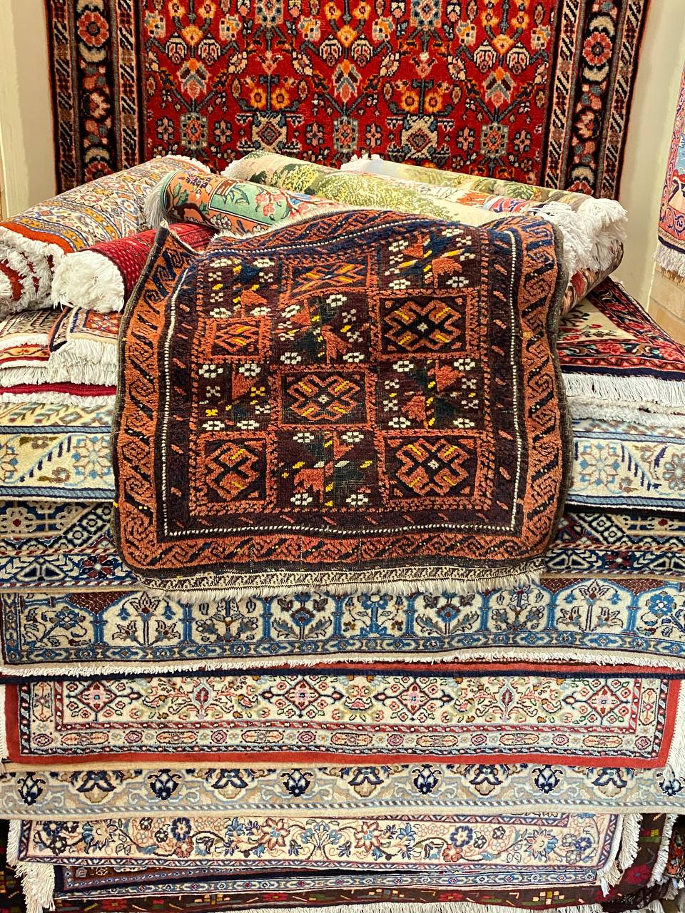 Tappeto Persiano Zabol antico 65 x 65 cm - immagine 6