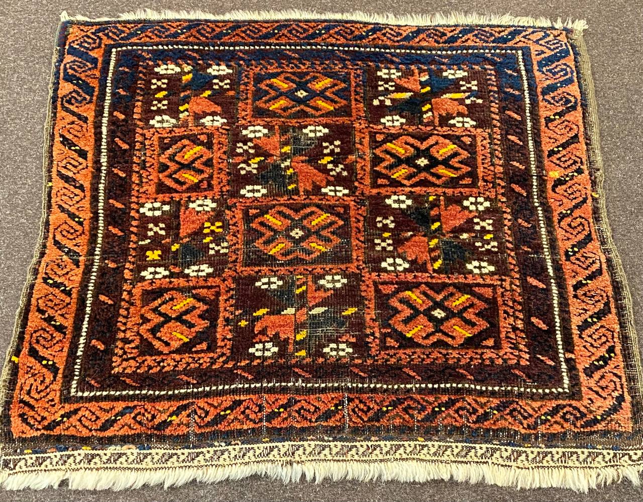 Tappeto Persiano Zabol antico 65 x 65 cm - immagine 3